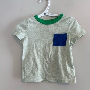 Joe fresh 18/24m Green short sleeve T-shirt with Blue pocket